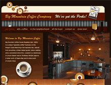 Tablet Screenshot of bigmountaincoffees.com